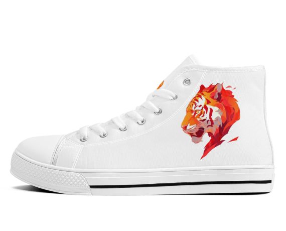 Blazing Tiger High - Tops